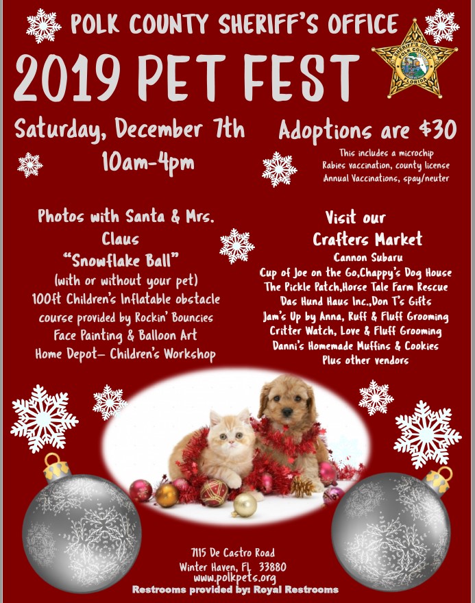2019 Pet Fest flier
